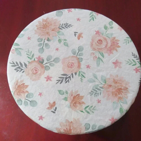 Kitchenaid Bowl Cover Reversible Cottage Rose and Pink Floral Mixer Cover - Picture 4 of 6